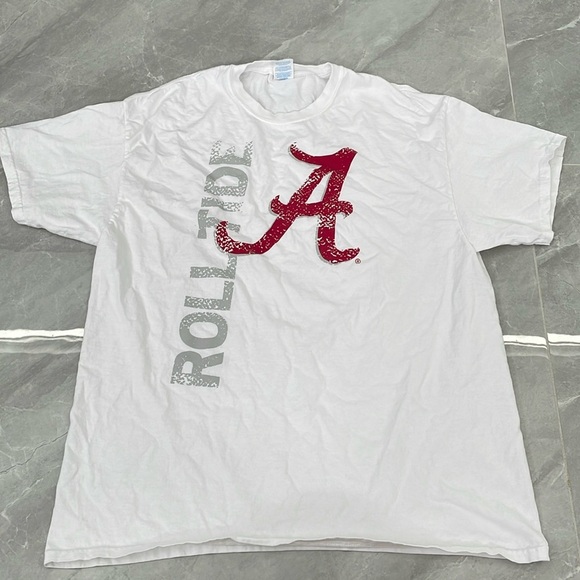 Port and Company Tops - Unisex Port and Company University of Alabama Roll Tide Short Sleeve Shirt XL